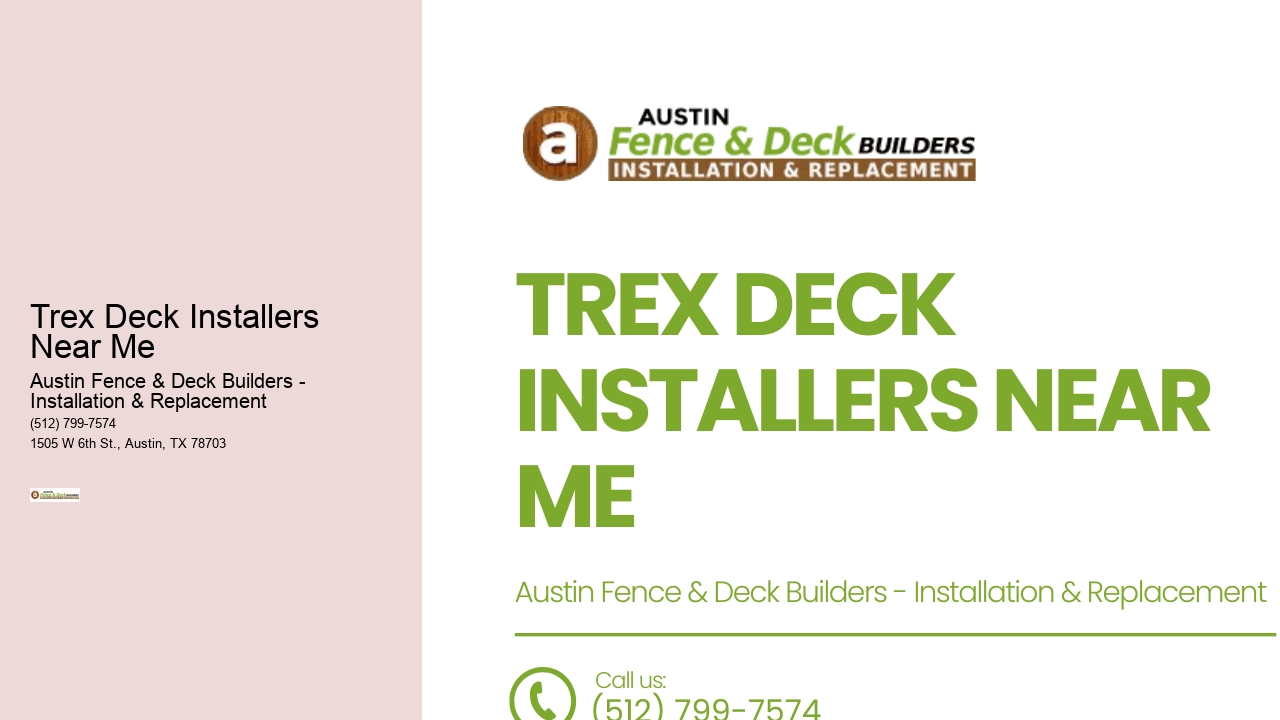 Trex Deck Installers Near Me