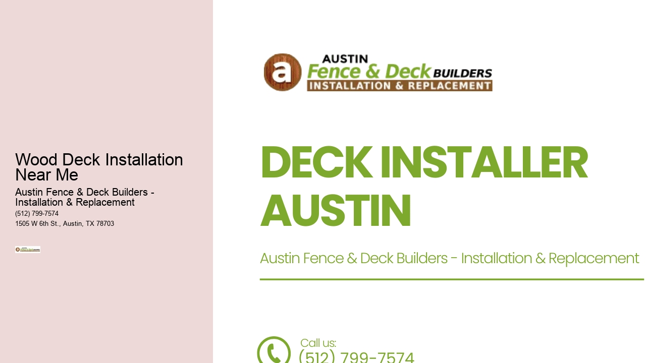 Wood Deck Installation Near Me